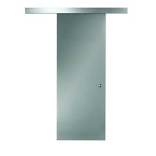 Locks for barn door bathrooms. Pinecroft 32 In X 97 In Glass Sliding Barn Door With Hardware Kit 8bdgl3096op The Home Depot