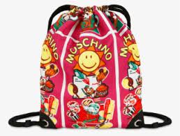 Moschino Ice Cream Drawstring Backpack Shoulder Bag Png Image Transparent Png Free Download On Seekpng