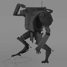 Scout has six wheels to carry's four, and opens at the top instead of the side. Scouting Robot Conceptart