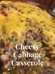 Cheesy Cabbage Casserole Cabbage Recipes Cabbage Recipes Healthy Cabbage Casserole Recipes