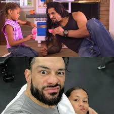 Roman Reigns doesn't like his daughter driving herself to school. Roman  Reigns: "My daughter just started driving. I take boys to school and then  an hour later, because she doesn't have the