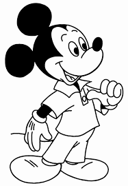 61+ sketsa gambar mewarnai bunga. Gambar Mewarnai Sketsa Kartun Mickey Mouse Belajarmewarnai Info