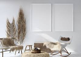 Frame Mockup 187 White Two Frame Portrait Photo Frame Styled Thin Frame Mock Up A4 Wall Art Display Psd Smart Object Filtergrade In 2020 Frame Mockups Boho Chic Living Room Portrait Frame