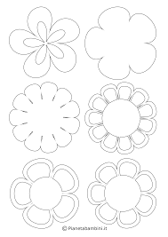 Una grande raccolta di disegni di fiori da stampare gratuitamente e da colorare. 81 Sagome Di Fiori Da Colorare E Ritagliare Per Bambini Pianetabambini It