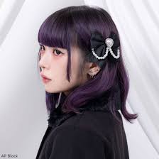 ユメテンボウ 夢展望 パールハートビジューヘアクリップ （オールブラック） -靴＆ファッション通販 ロコンド〜自宅で試着、気軽に返品