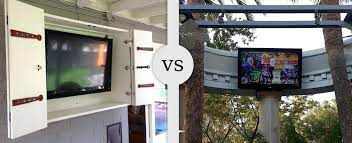 Perfect for 46 flat screen tvs. Weatherproof Outdoor Tv Cabinet For Flat Screens
