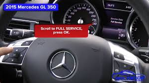 Gl 350 cdi 4matic blueefficiency (164. 2015 Mercedes Gl 350 Oil Light Reset Service Light Reset Youtube