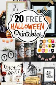 Free Halloween Printables 20 Printable Halloween Decorations Printable Halloween Decorations Free Halloween Halloween Printables Free