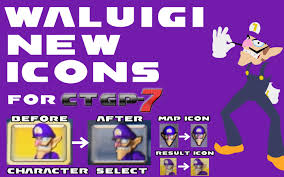 This will help improve your racing ability in mario kart ds, and make you beat your opponents. Waluigi New Icons For Ctgp 7 Mario Kart 7 Mods