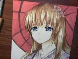 This will give the feeling as the clouds were drag by wind. My First Anime Painting By Ghostburnzy On Deviantart