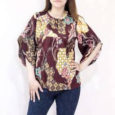 A post shared by batik modern net / baju murah (@batikmodern_net) on nov model blouse batik terbaru 2017 lainnya adalah model blouse batik dengan desain asimetris. Jual Y59t Baju Batik Wanita Lengan Panjang Asimetris Atasan Blouse Kerja Muslimah Bhn Katun Strecth Online Maret 2021 Blibli