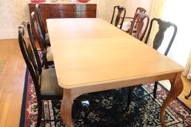 Dining room and dinette sets. Union National Unfinished Dining Room Table With Black Finished Chairs 800 Burdo Family Sale
