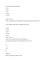 Perintah dasar sederhana dalam program pascal adalah. Pemrograman Dasar Semesteran Docx