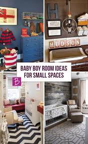 If you're going for a classic, modern, vintage of boho vibe, these nurseries fit the bill. Baby Boy Room Ideas For Small Spaces