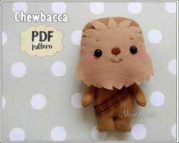 Wars Pattern Felt Pdf Pattern Wars Sewing Pattern Easy Sewing Etsy Star Wars Sewing Felt Doll Patterns Felt Dolls