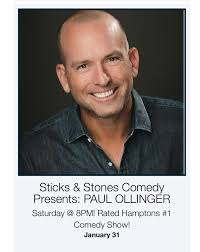 Upcoming ➡️ Saturday, January 31st PAUL OLLINGER Headlines 🔥 Showtime 8pm  @sticksandstonescomedyclub 25 Pond Lane, Southampton  @southampton_cultural_center Host of acclaimed podcast Reasonably Happy,  Paul Ollinger is also a fast-rising comedy star ...