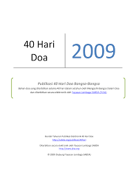 Jangan pernah berani untuk sedetik saja mengelilingi dirimu denganorang yang tak menyadari kekuatanmu. 40 Hari Doa Sabda