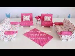 pembe oyuncak koltuk takimi yapimi pink toy armchair team diy youtube barbie furniture doll furniture barbie house
