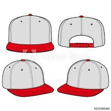 Snapback Cap Fashion Flat Vector Mockup Design Buy This Stock Vector And Explore Similar Vectors At Adobe St Snapback Cap Fashion Fashion Flats Mockup Design