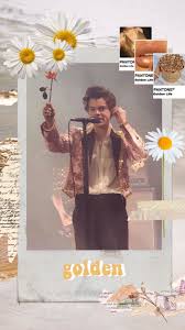 Harry Styles Golden Aesthetic Wallpaper In 2020 Harry Styles Wallpaper Harry Styles Aesthetic Wallpapers