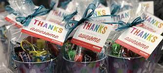 Mini watering can, felt flower, trail mix, party bag, and card stock paper. 5 Inexpensive Ways To Thank Your Administrative Professionals Altres
