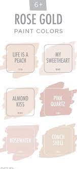 View Your Life Through Rose Colored Glasses With This Rose Gold Color Palette From Behr Pai Rose Gold Painting Bathroom Paint Colors Bathroom Paint Colors Behr