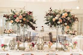Stunning Reception Florals In Quincy Il Tall Wedding Centerpieces Flower Centerpieces Wedding Bridal Party Tables
