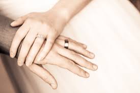 Image result for couple holding hands rings