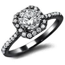 Black And Gold Diamond Engagement Ring Pin By Victoria Robbins On Dream Wedding Black Gold Engagement Rings Engagement Rings Bridal Sets Square Diamond Engagement Ring