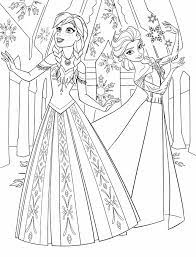 Coloriage reine des neiges elsa est fache. Coloriage Elsa Et Anna A Imprimer Gratuit