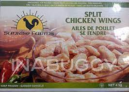 Foster farms fresh organic fresh party wings. Sunrise Farms Split Chicken Wings 4 Kg Costco Salgary Grocery Delivery Inabuggy
