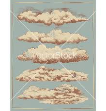 Cloud Set Vector Image On Vectorstock Cloud Illustration Clouds Texture Vector