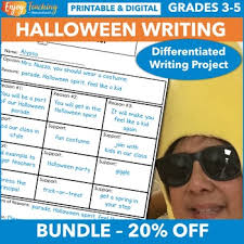 Halloween Writing Prompts and Stationary