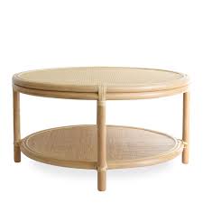 East at main tyler tan natural fiber. Havana Round Rattan Coffee Table Large Black Mango