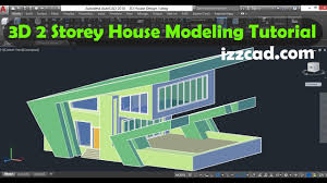 Autocad 3d House Modeling Tutorial Beginner Basic Kursus Cidb Online 20 Ccd Points Youtube