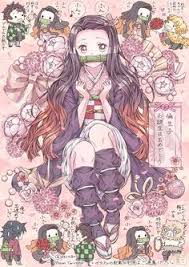  43 Ide Nezuko Chan Animasi Seni Anime Gadis Animasi