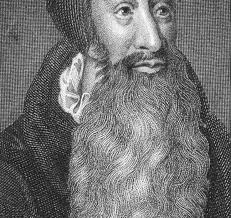 John Knox, Scottish Protestant Face Mask by Photo Researchers