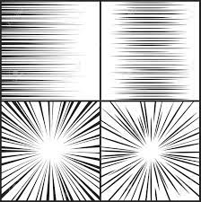 Speed Lines Motion Strip Manga Comic Horizontal And Radial Effect Vector Set Radial Abstract Speed Line Fr Pencil Drawings Of Flowers Screentone Manga Comics