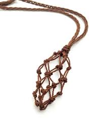 Empty Macrame Necklace Stone Holder By Chrizzastones On Etsy Hippie Jewelry Stone Necklace Beautiful Necklaces