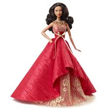 Barbiei 2014 Holiday Doll African American Shop Mattel Com Holiday Barbie Dolls Holiday Barbie African American Dolls
