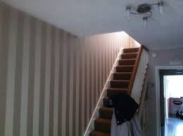 A sturdy homemade scaffolding system and extension poles for paint rollers are tools that help you. Professionally Staircase Wallpaper Ideas That Anyone Can Make Trends In 2021 Photographs Decoratorist