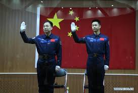 Congratulations on breaking the american monopoly on space stations. Chinese Spacecraft Poised For Launch With Two Astronauts Spaceflight Now