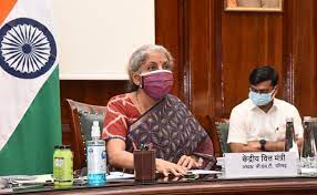 Finance minister nirmala sitharaman chaired the 43rd good and services tax (gst) council meeting on friday, may 28, through video conferencing. U41dmz0h7zorgm