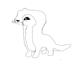 And to add to our otter fest, the daily explorer has posted an otter coloring page! Otter Base By Skylatheunicorn On Deviantart
