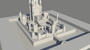 My New Castle Model With Maya Photoshop Castle Newcastle Photoshop