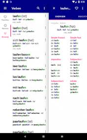 تحميل تطبيق لتعلم اللغة الالمانية German Verbs Pro Conjugation Translation Grammar تطبيقات Tetbekat Digital Marketing Laufen Marketing