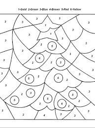 This coloring page will help kids see that this printable coloring page will help children imagine the old testament prophets sharing god's coloring by number gives children the opportunity to be creative as well as to follow instructions. Christmas Tree Color By Numbers All Kids Network