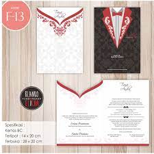 Maybe you would like to learn more about one of these? Undangan Pernikahan Blangko Kode F 13 Murah Bride Groom Shopee Indonesia