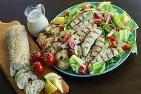 The flavors improve as it sits, so it's a great recipe for making ahead and taking on the go. Ultimate Chicken Caesar Salad Claire S Eats And Treats