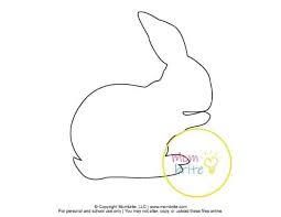 Easter bunny template the best ideas for kids. Free Printable Bunny Rabbit Templates Mombrite